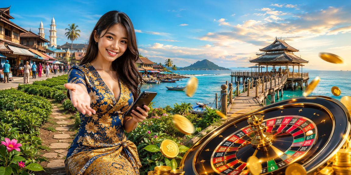 Permainan roulette bergaya Melayu moden di Kota Bharu Malaysia